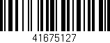 Código de barras (EAN, GTIN, SKU, ISBN): '41675127'