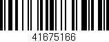 Código de barras (EAN, GTIN, SKU, ISBN): '41675166'