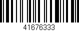 Código de barras (EAN, GTIN, SKU, ISBN): '41676333'