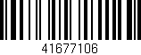 Código de barras (EAN, GTIN, SKU, ISBN): '41677106'