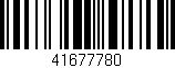 Código de barras (EAN, GTIN, SKU, ISBN): '41677780'