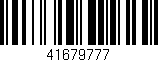 Código de barras (EAN, GTIN, SKU, ISBN): '41679777'