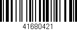 Código de barras (EAN, GTIN, SKU, ISBN): '41680421'