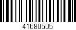 Código de barras (EAN, GTIN, SKU, ISBN): '41680505'