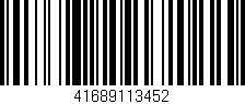 Código de barras (EAN, GTIN, SKU, ISBN): '41689113452'