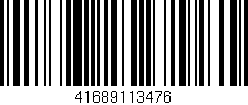 Código de barras (EAN, GTIN, SKU, ISBN): '41689113476'