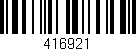 Código de barras (EAN, GTIN, SKU, ISBN): '416921'
