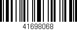 Código de barras (EAN, GTIN, SKU, ISBN): '41698068'