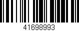 Código de barras (EAN, GTIN, SKU, ISBN): '41698993'