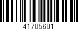 Código de barras (EAN, GTIN, SKU, ISBN): '41705601'