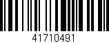 Código de barras (EAN, GTIN, SKU, ISBN): '41710491'