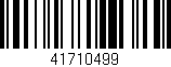 Código de barras (EAN, GTIN, SKU, ISBN): '41710499'