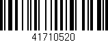 Código de barras (EAN, GTIN, SKU, ISBN): '41710520'