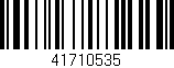 Código de barras (EAN, GTIN, SKU, ISBN): '41710535'
