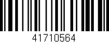 Código de barras (EAN, GTIN, SKU, ISBN): '41710564'