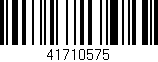 Código de barras (EAN, GTIN, SKU, ISBN): '41710575'
