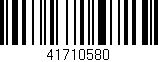Código de barras (EAN, GTIN, SKU, ISBN): '41710580'