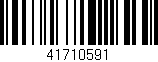 Código de barras (EAN, GTIN, SKU, ISBN): '41710591'