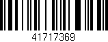 Código de barras (EAN, GTIN, SKU, ISBN): '41717369'