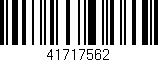 Código de barras (EAN, GTIN, SKU, ISBN): '41717562'