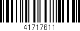 Código de barras (EAN, GTIN, SKU, ISBN): '41717611'