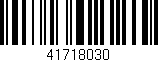 Código de barras (EAN, GTIN, SKU, ISBN): '41718030'