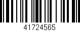 Código de barras (EAN, GTIN, SKU, ISBN): '41724565'