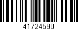 Código de barras (EAN, GTIN, SKU, ISBN): '41724590'