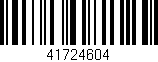 Código de barras (EAN, GTIN, SKU, ISBN): '41724604'