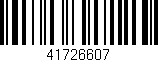 Código de barras (EAN, GTIN, SKU, ISBN): '41726607'