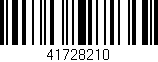Código de barras (EAN, GTIN, SKU, ISBN): '41728210'