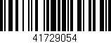 Código de barras (EAN, GTIN, SKU, ISBN): '41729054'
