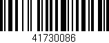 Código de barras (EAN, GTIN, SKU, ISBN): '41730086'