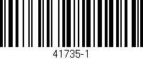 Código de barras (EAN, GTIN, SKU, ISBN): '41735-1'
