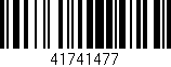 Código de barras (EAN, GTIN, SKU, ISBN): '41741477'
