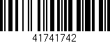 Código de barras (EAN, GTIN, SKU, ISBN): '41741742'