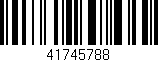 Código de barras (EAN, GTIN, SKU, ISBN): '41745788'