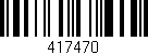 Código de barras (EAN, GTIN, SKU, ISBN): '417470'