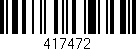Código de barras (EAN, GTIN, SKU, ISBN): '417472'