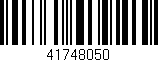 Código de barras (EAN, GTIN, SKU, ISBN): '41748050'