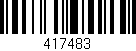 Código de barras (EAN, GTIN, SKU, ISBN): '417483'