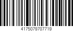 Código de barras (EAN, GTIN, SKU, ISBN): '4175079707719'