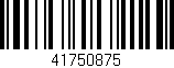 Código de barras (EAN, GTIN, SKU, ISBN): '41750875'