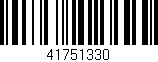 Código de barras (EAN, GTIN, SKU, ISBN): '41751330'
