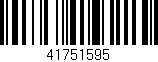 Código de barras (EAN, GTIN, SKU, ISBN): '41751595'