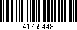 Código de barras (EAN, GTIN, SKU, ISBN): '41755448'