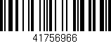 Código de barras (EAN, GTIN, SKU, ISBN): '41756966'