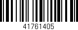 Código de barras (EAN, GTIN, SKU, ISBN): '41761405'
