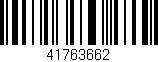 Código de barras (EAN, GTIN, SKU, ISBN): '41763662'