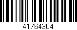 Código de barras (EAN, GTIN, SKU, ISBN): '41764304'